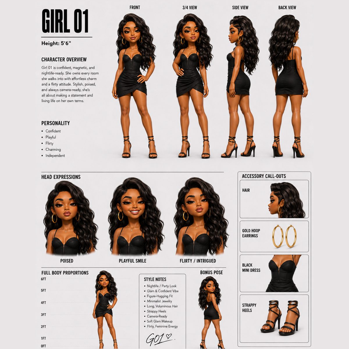 Girl 01 character sheet