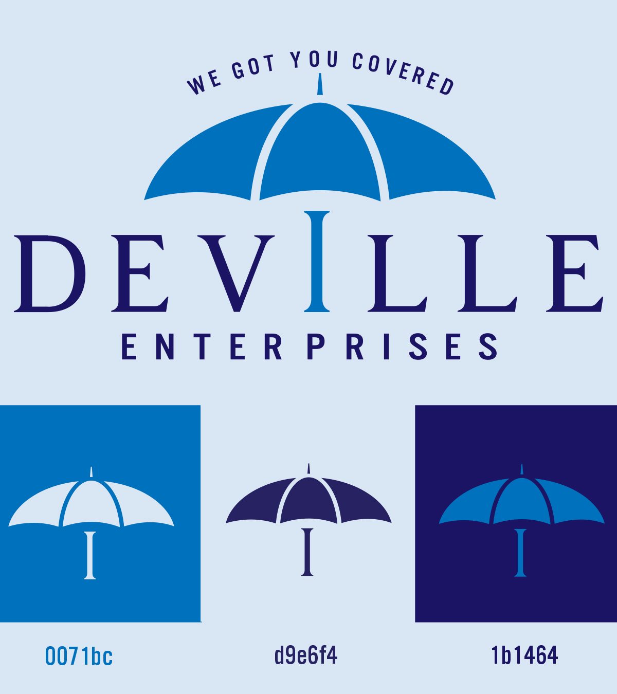 Deville Enterprises brand identity